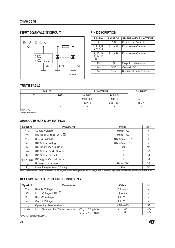 74VHC245