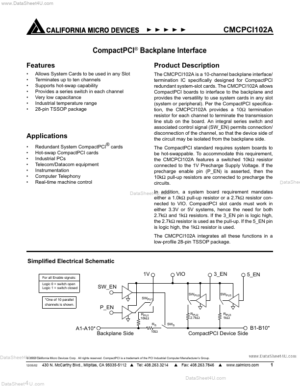 CMCPCI102A