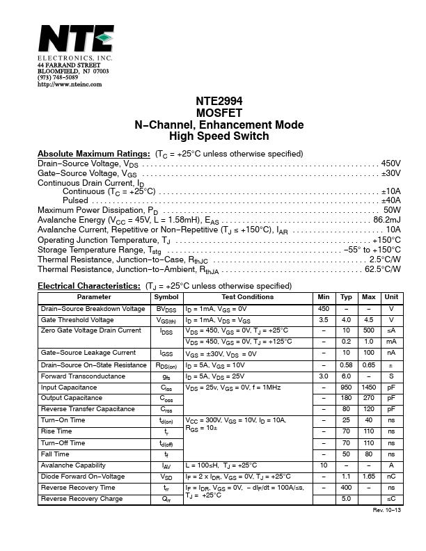 NTE2994