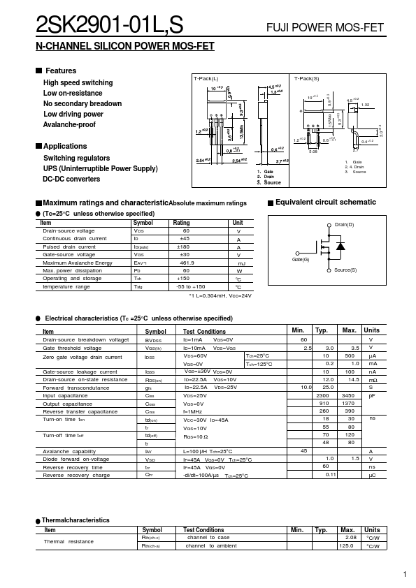 2SK2901-01L