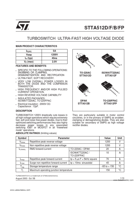 STTA512D