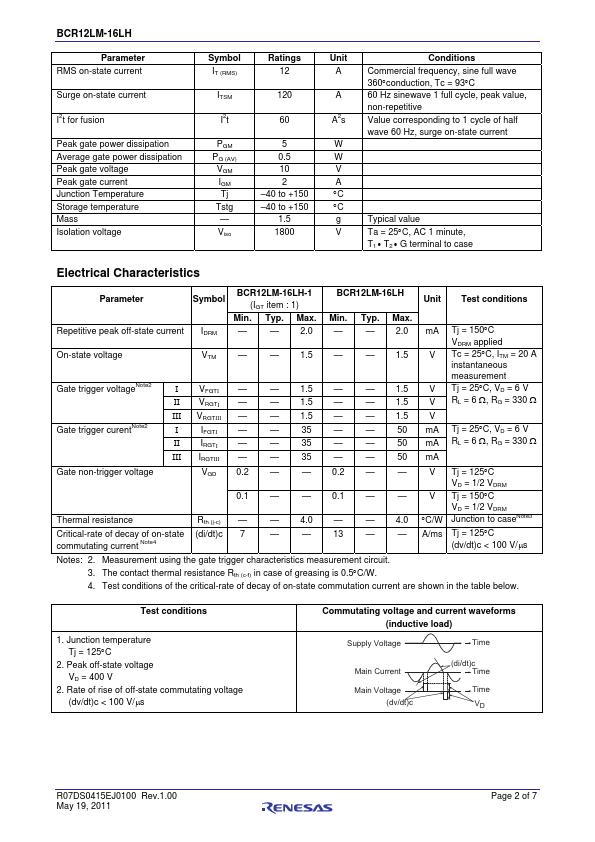 BCR12LM-16LH