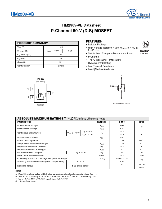 HM2309 Datasheet Preview