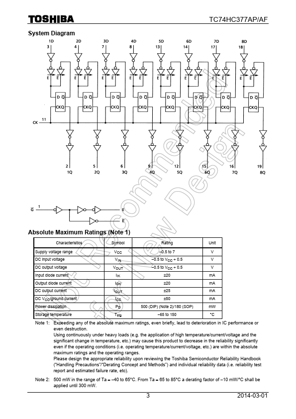 TC74HC377AF