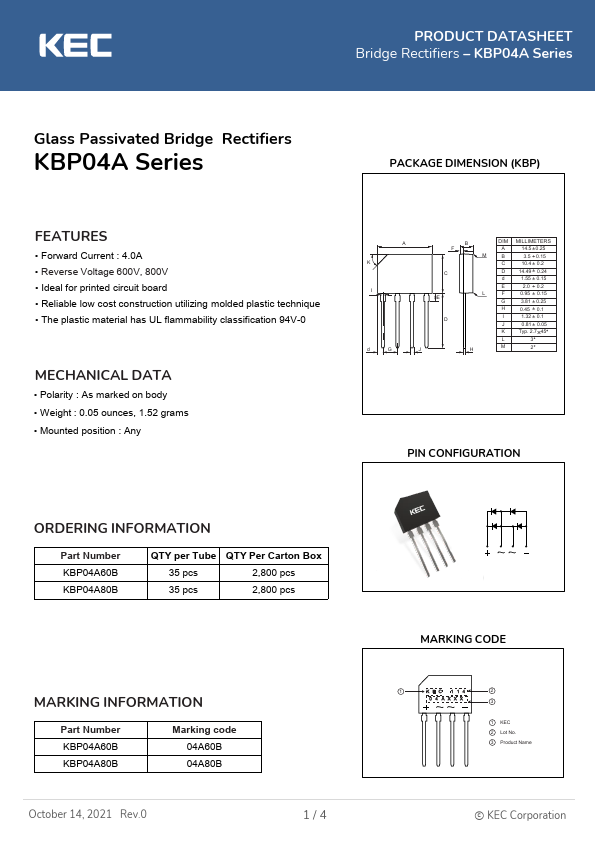 KBP04A60B