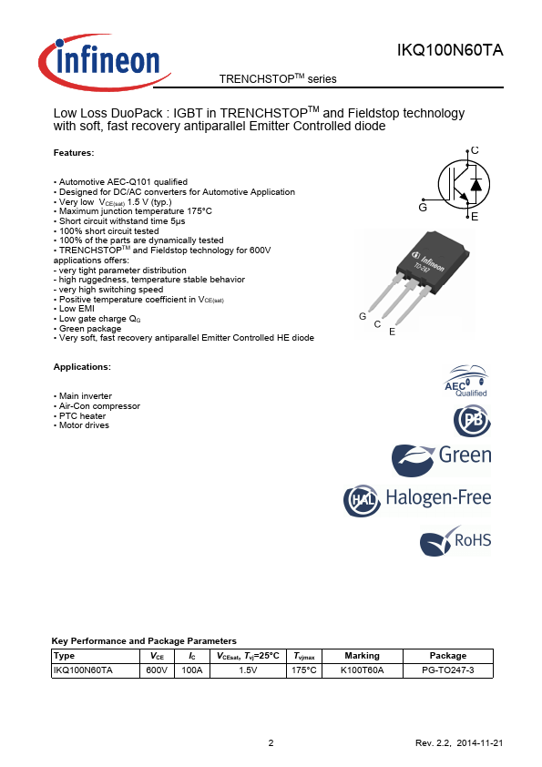 IKQ100N60TA