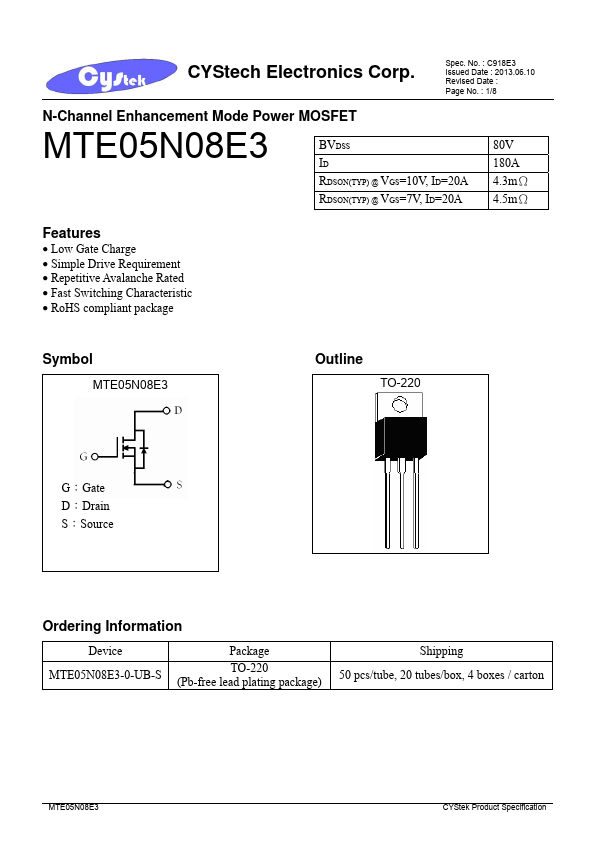 MTE05N08E3