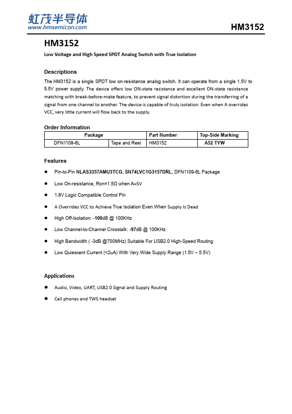 HM3152 Datasheet Preview