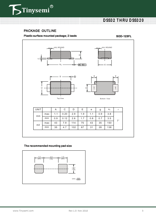 datasheet Preview Page 3