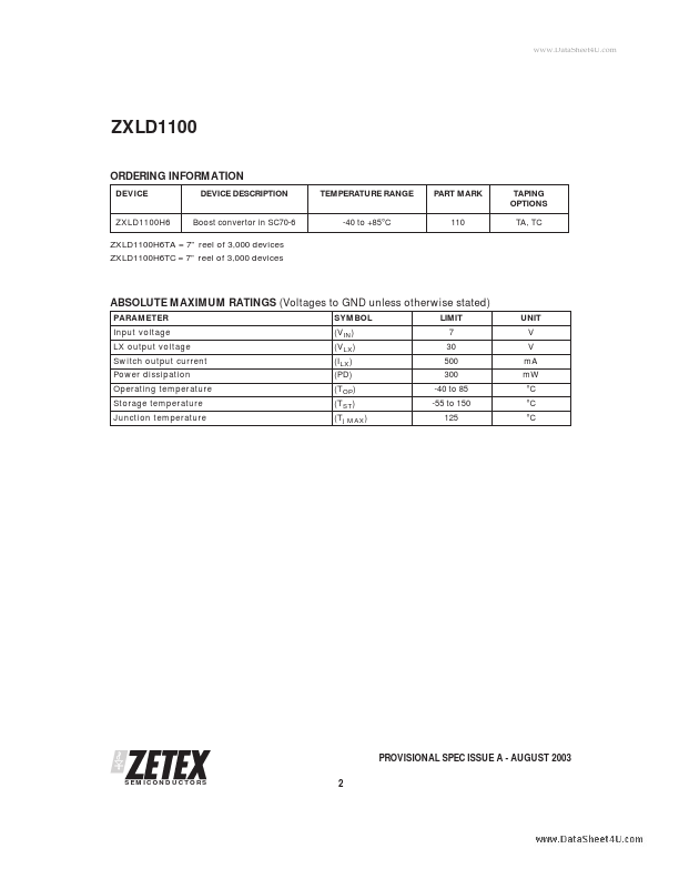 ZXLD1100