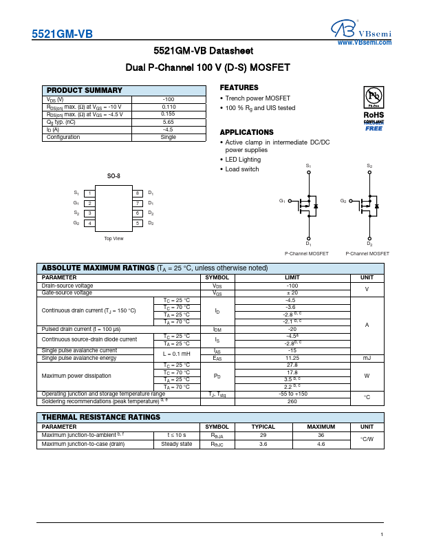 5521GM Datasheet Preview
