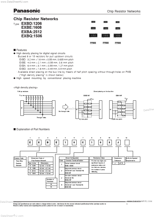 EXBD10C680J