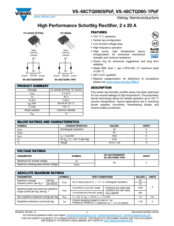 VS-48CTQ060-1PbF