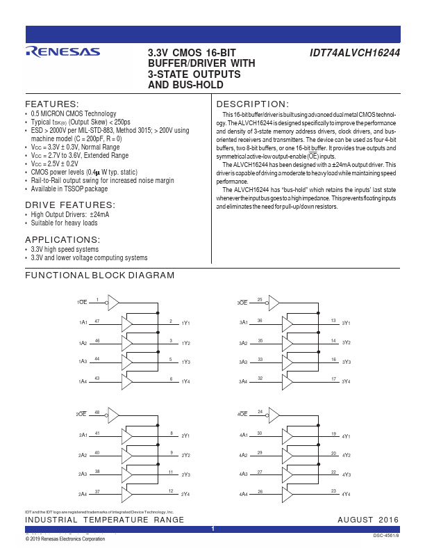 IDT74ALVCH16244