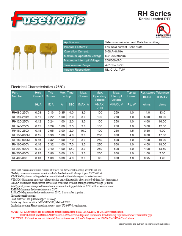 RH120-250V