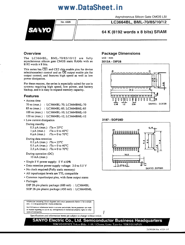 LC3664BML-12