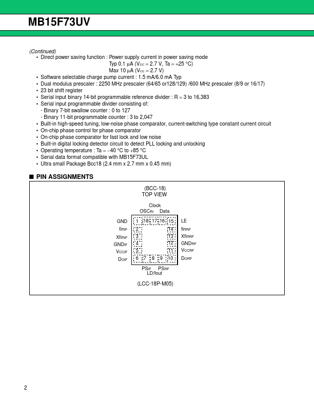 MB15F73UV