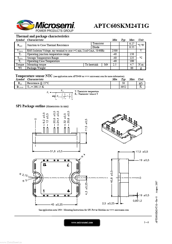 APTC60SKM24T1G