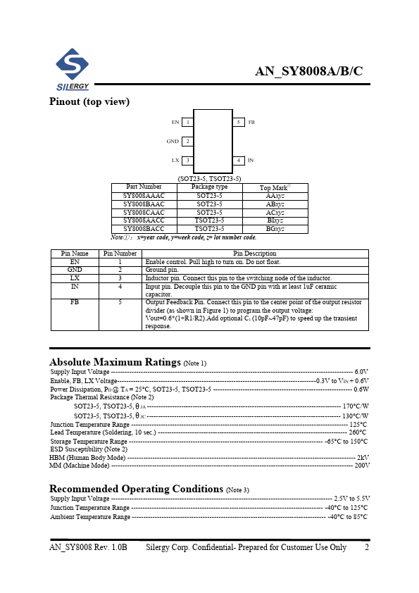 SY8008C