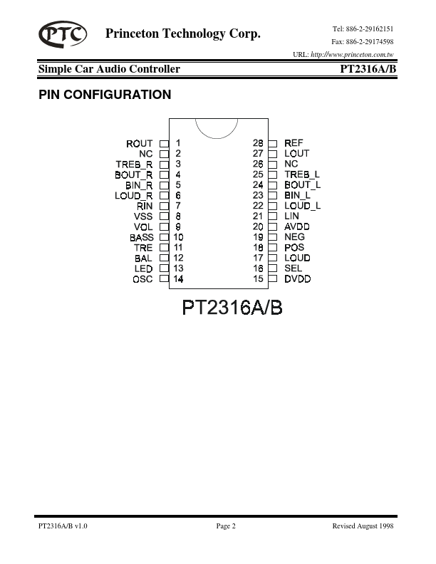 PT2316A