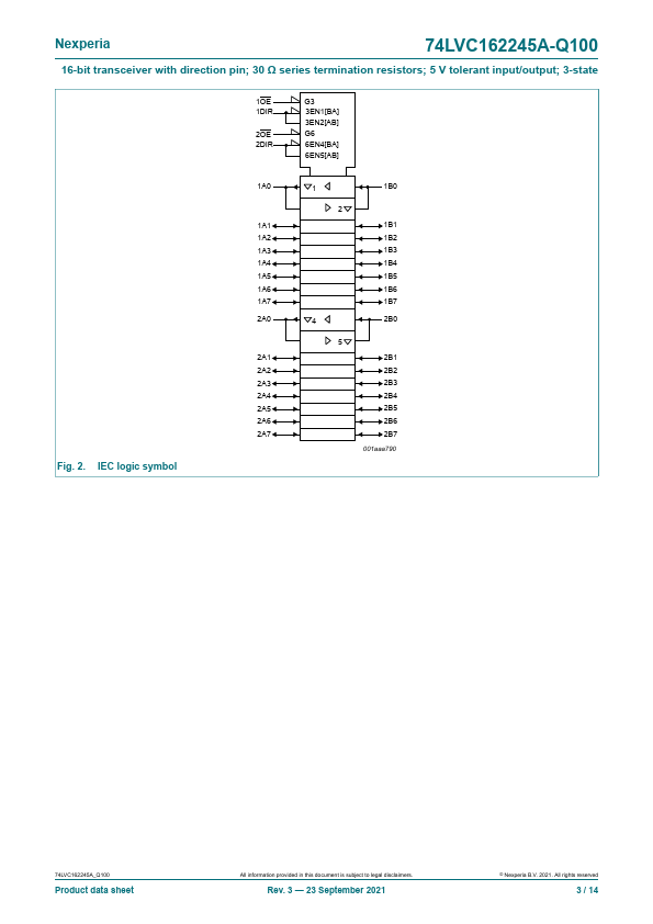 74LVC162245A-Q100