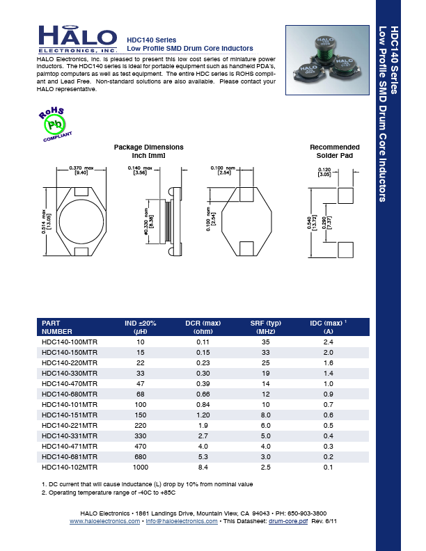 HDC450-100MTR