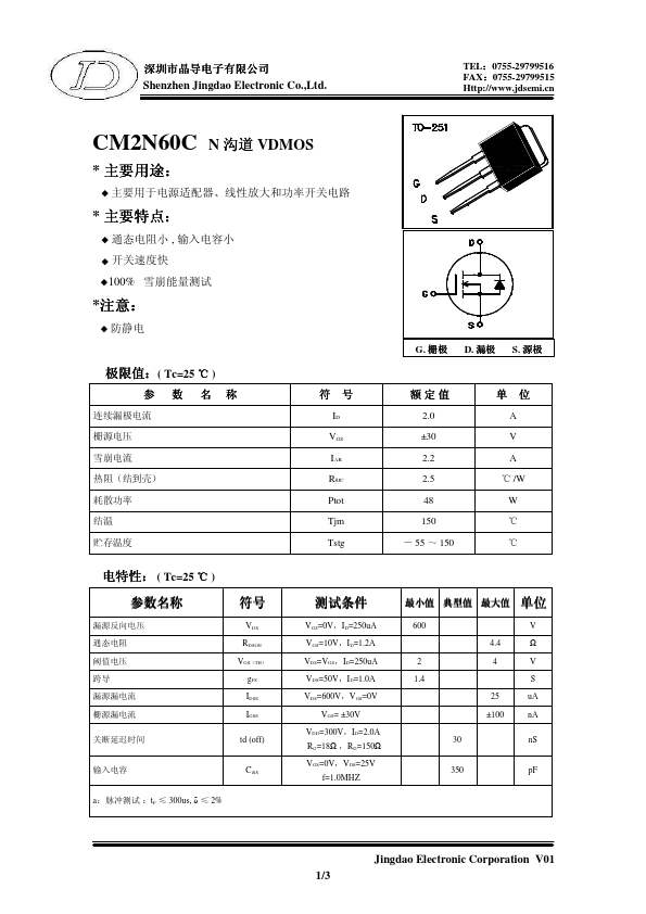 CM2N60C