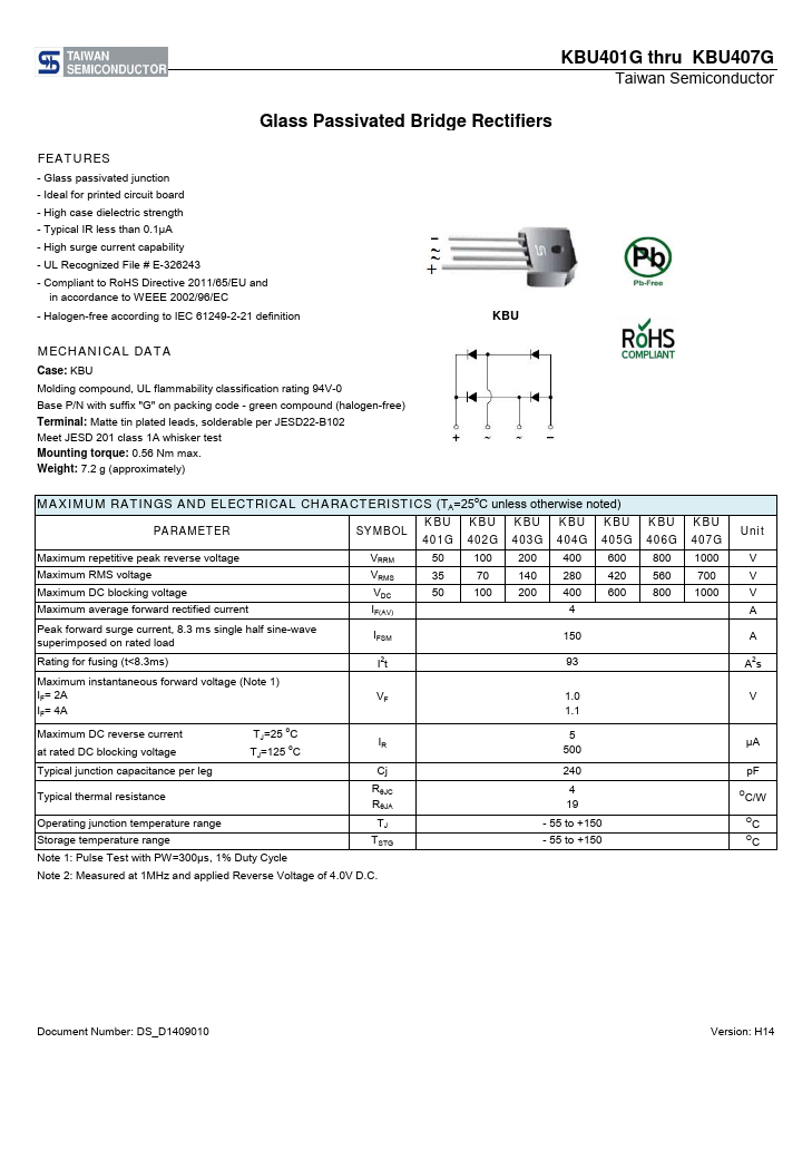 KBU405G