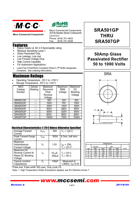 SRA503GP