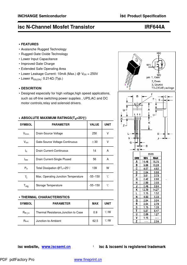 IRF644A