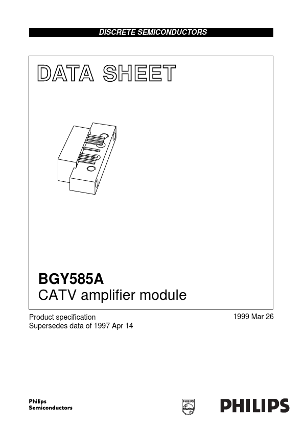 BGY585A Datasheet Preview