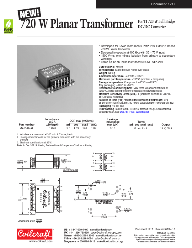 MA5519-AL