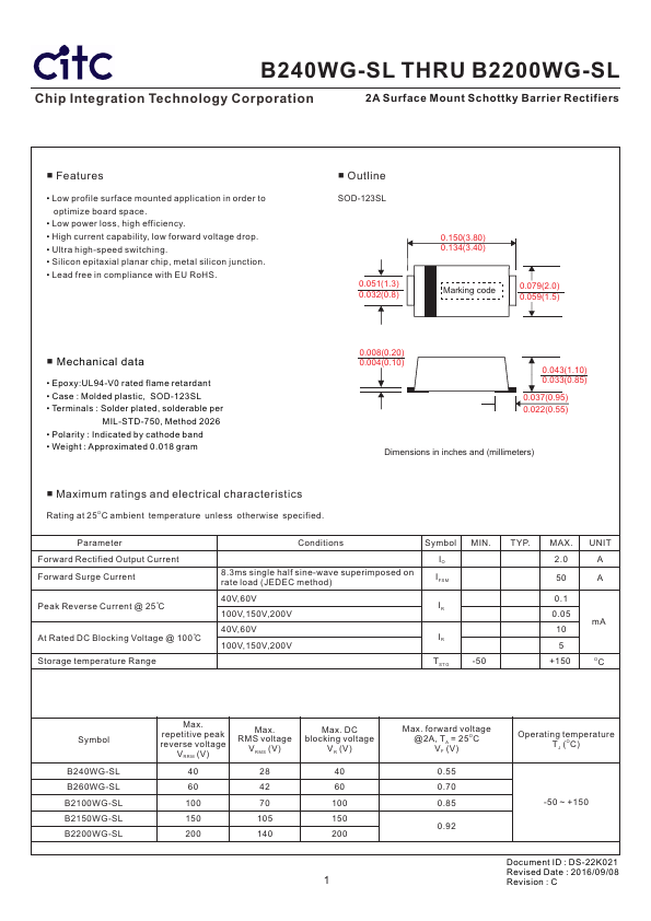 B2200WG-SL