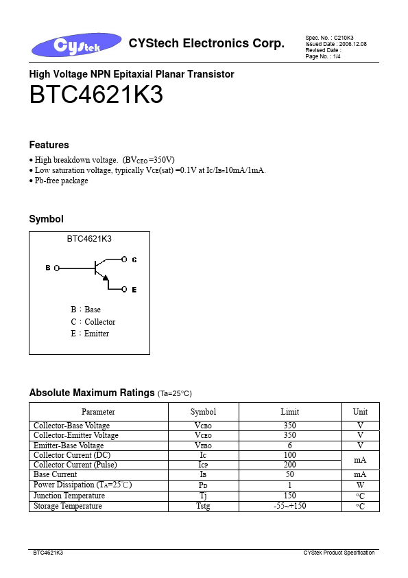 BTC4621K3