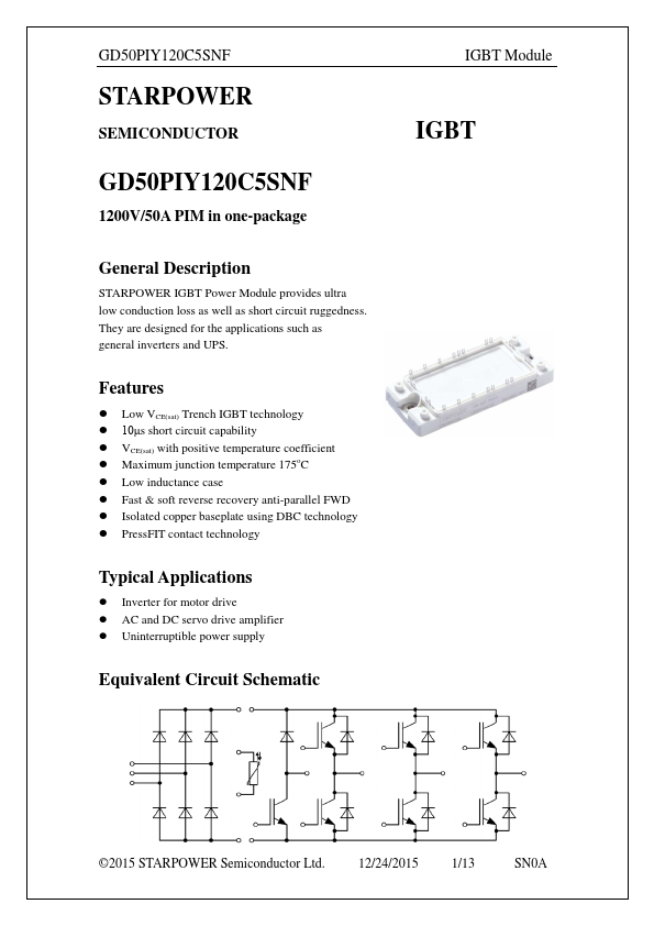 GD50PIY120C5SNF Datasheet Preview