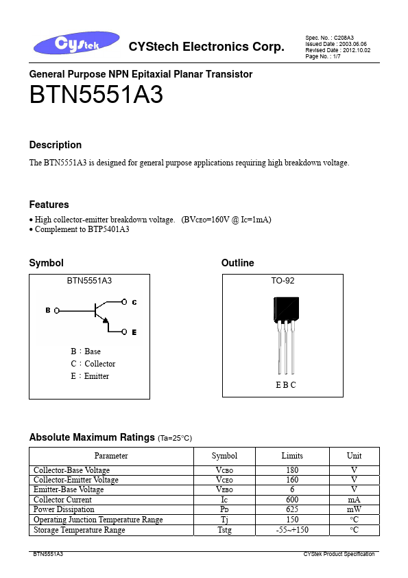 BTN5551A3