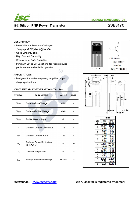 2SB817C