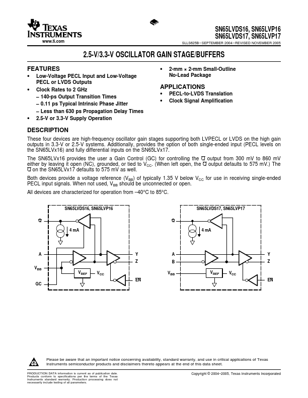 SN65LVP17