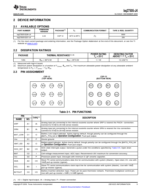 bq27505-J4