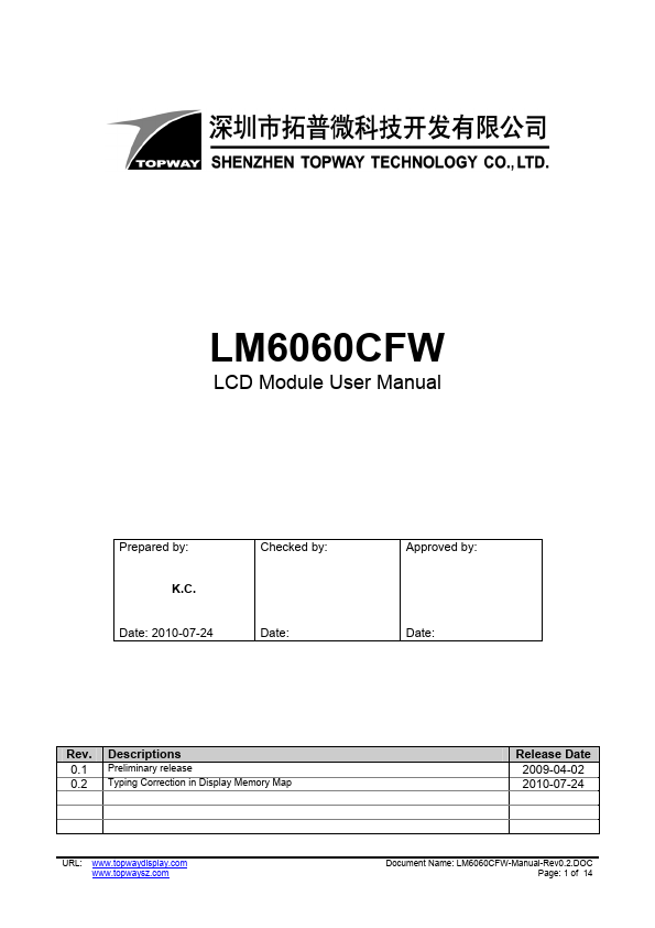 LM6060CFW