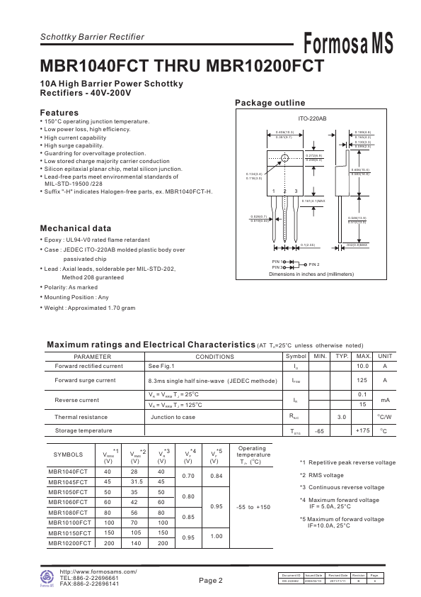 MBR10200FCT