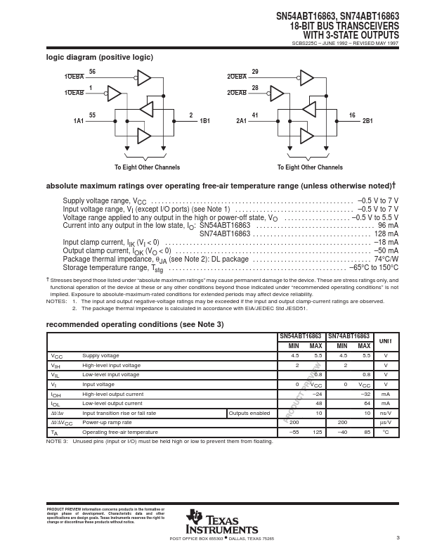 SN74ABT16863