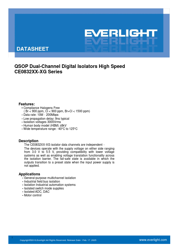 CEQ8622 Datasheet Preview