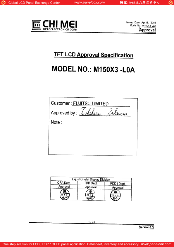 M150X3-L0A