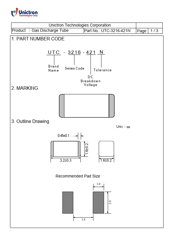 UTC-3216-421N