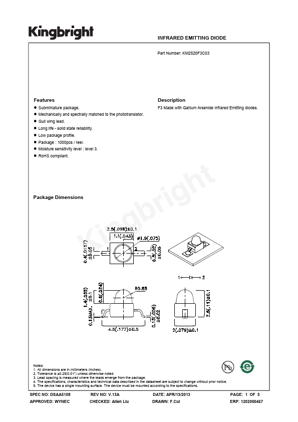 KM2520F3C03