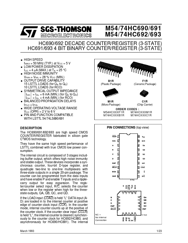 M74HC691