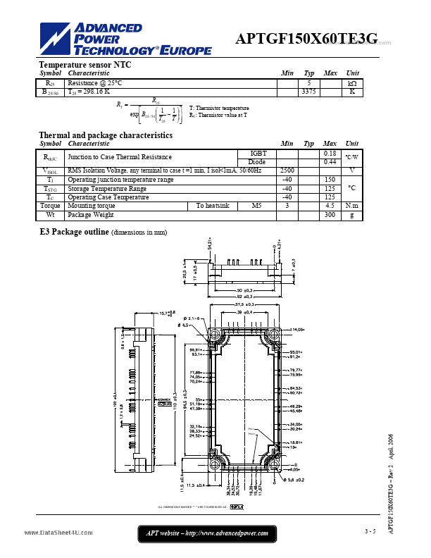 APTGF150X60TE3G