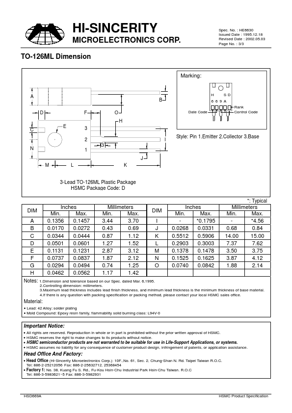 HSD669A