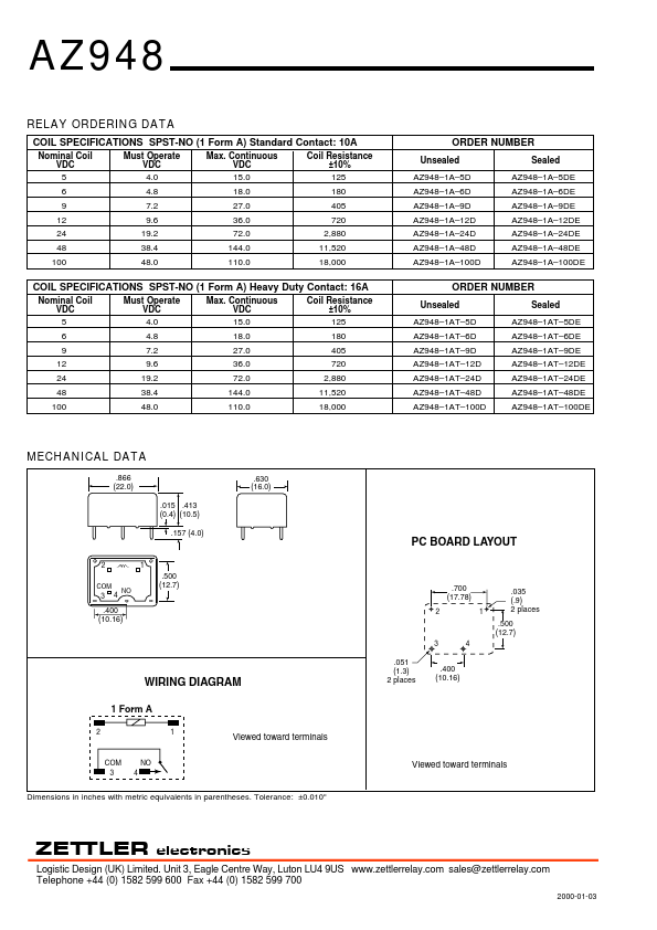 AZ948-1AT-9D